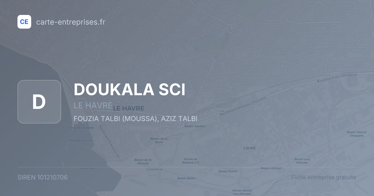 DOUKALA SCI — 101210706 — fiche entreprise