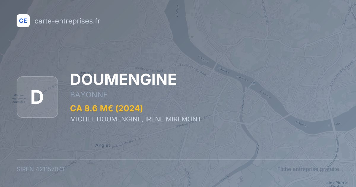 DOUMENGINE — 421157041 — fiche entreprise