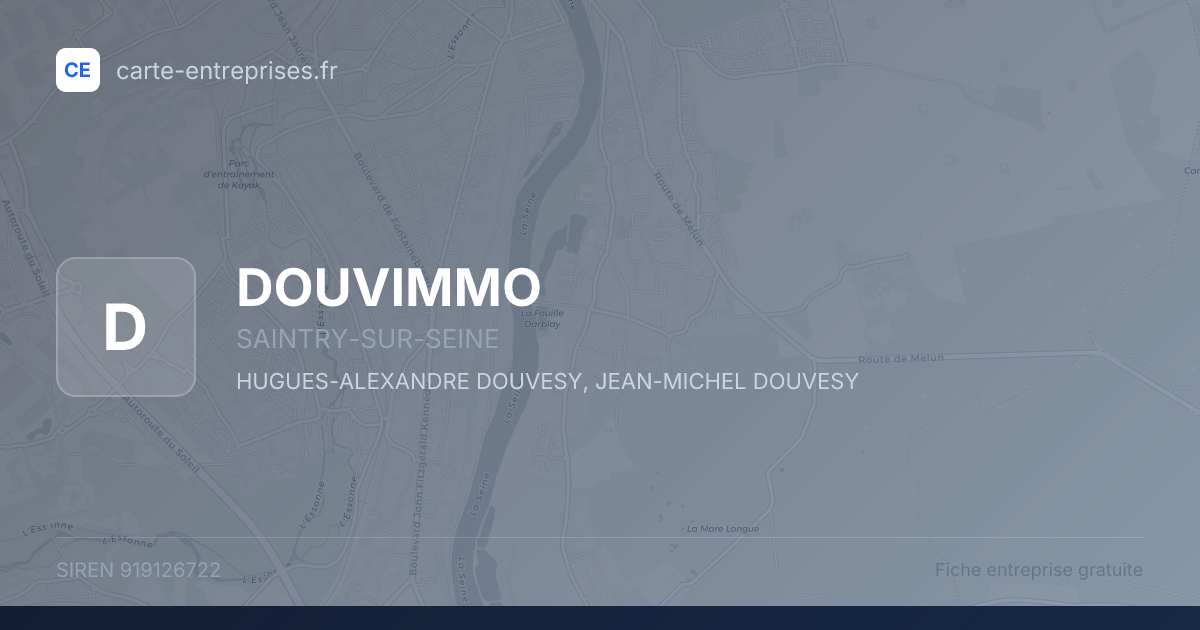 DOUVIMMO — 919126722 — fiche entreprise