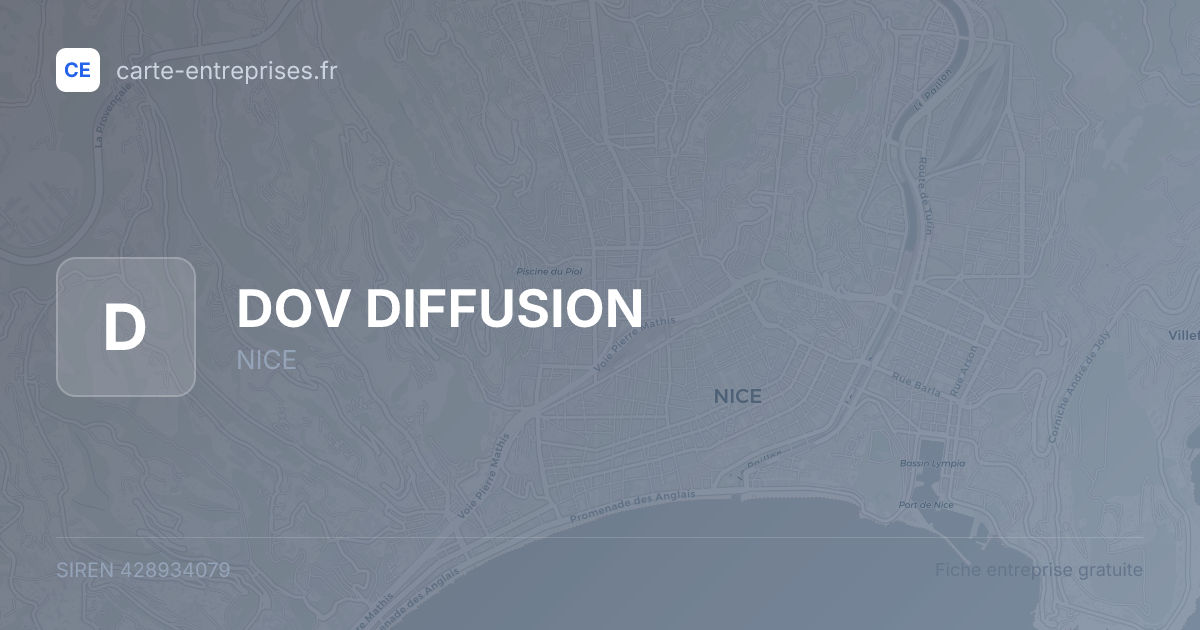 DOV DIFFUSION — 428934079 — fiche entreprise