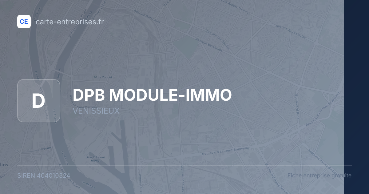 DPB MODULE-IMMO — 404010324 — fiche entreprise