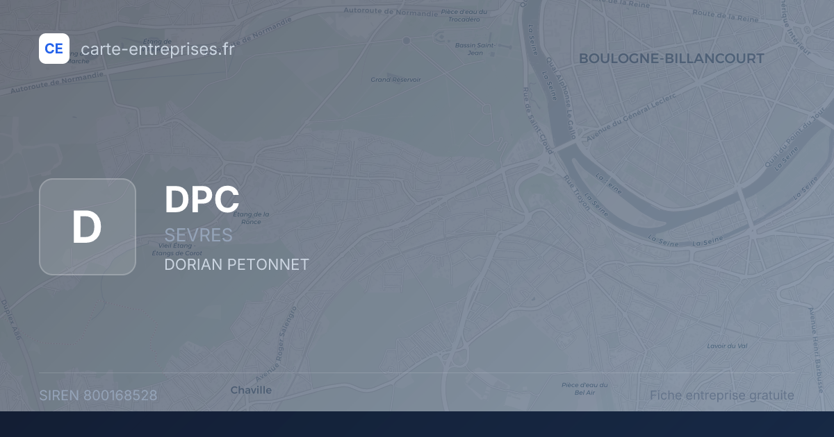 DPC — 800168528 — fiche entreprise