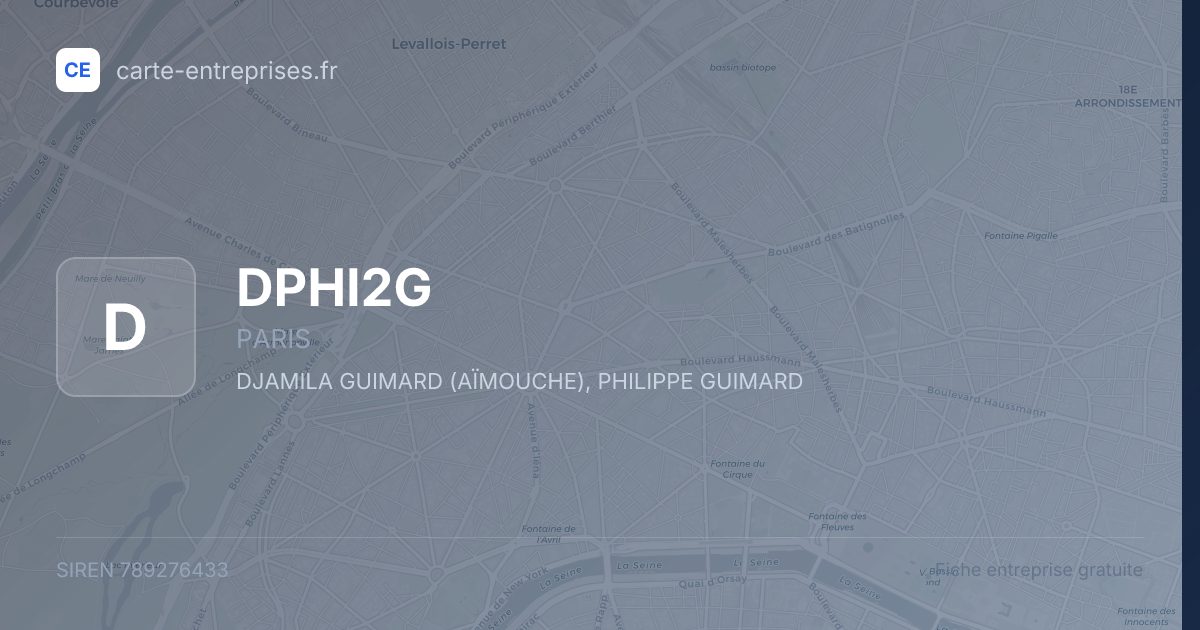 DPHI2G — 789276433 — fiche entreprise