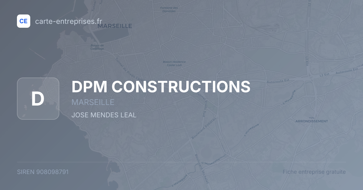 DPM CONSTRUCTIONS — 908098791 — fiche entreprise