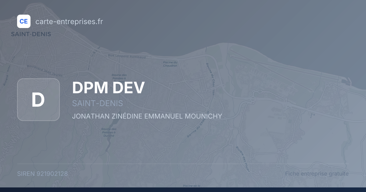 DPM DEV — 921902128 — fiche entreprise