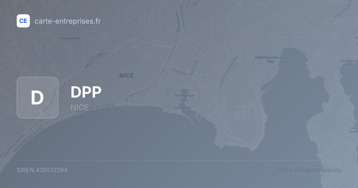 DPP — 439512294 — fiche entreprise