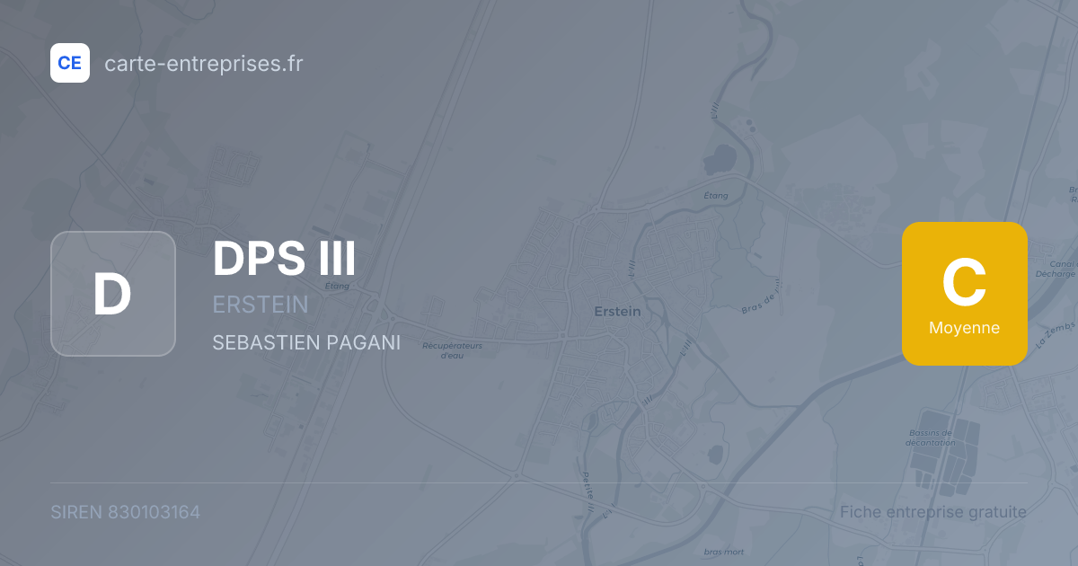 DPS III — 830103164 — fiche entreprise