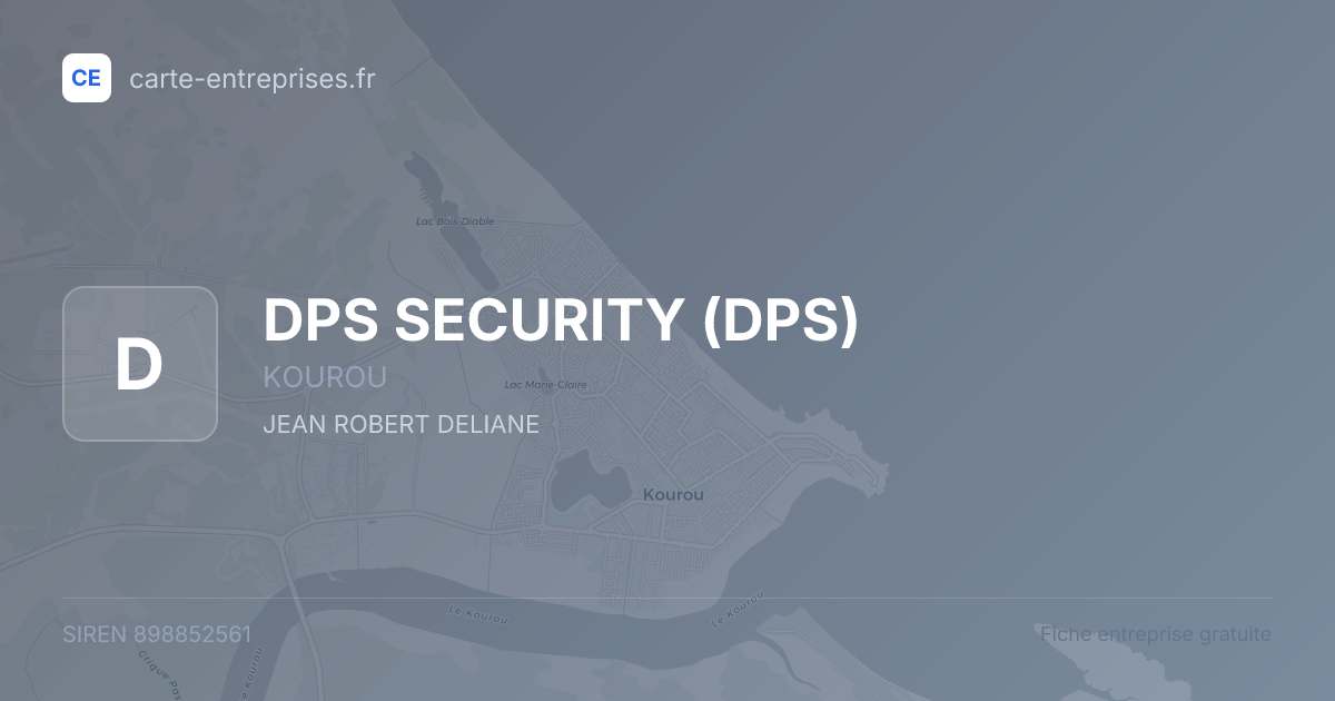 DPS SECURITY (DPS) — 898852561 — fiche entreprise