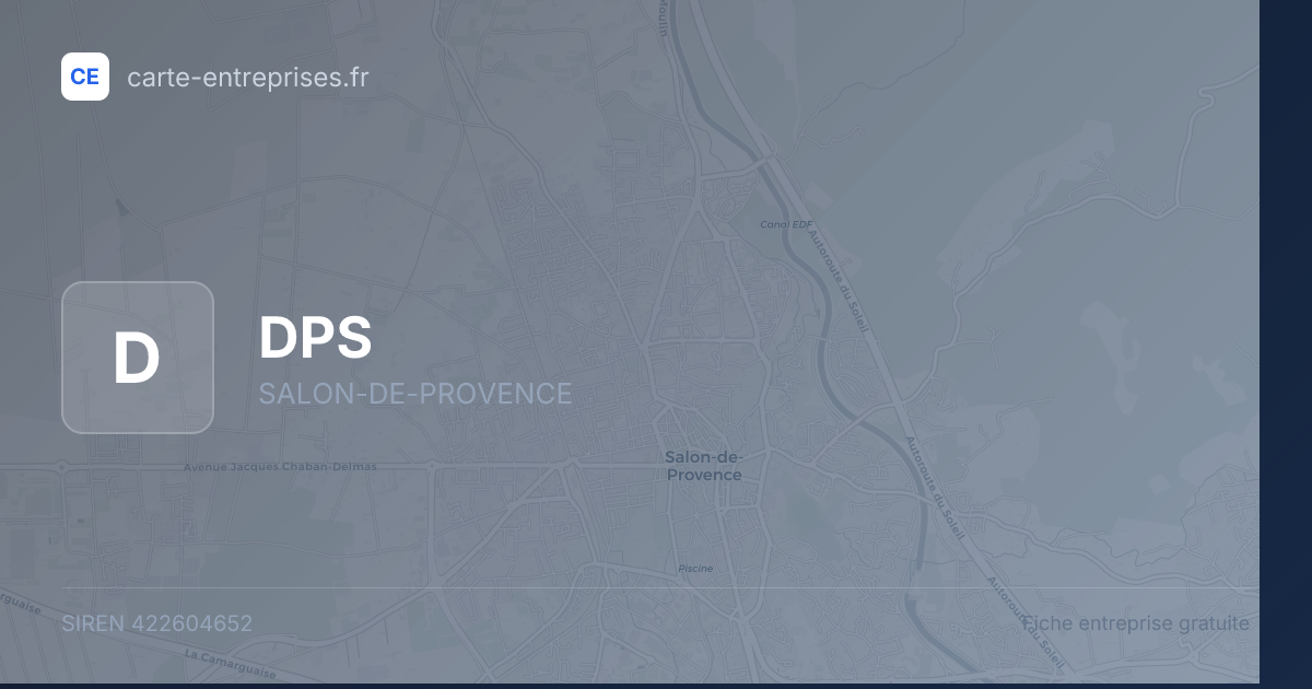 DPS — 422604652 — fiche entreprise