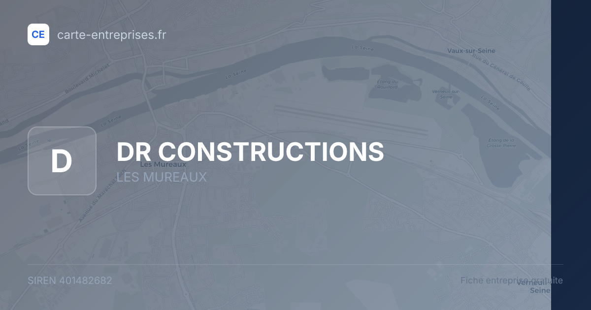 DR CONSTRUCTIONS — 401482682 — fiche entreprise