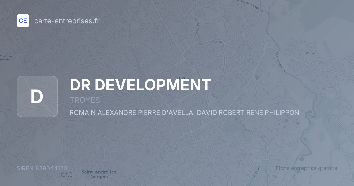 DR DEVELOPMENT — 839044120 — fiche entreprise