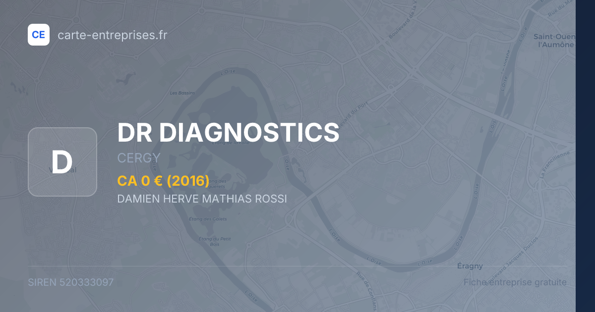 DR DIAGNOSTICS — 520333097 — fiche entreprise