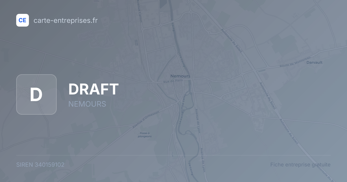 DRAFT — 340159102 — fiche entreprise