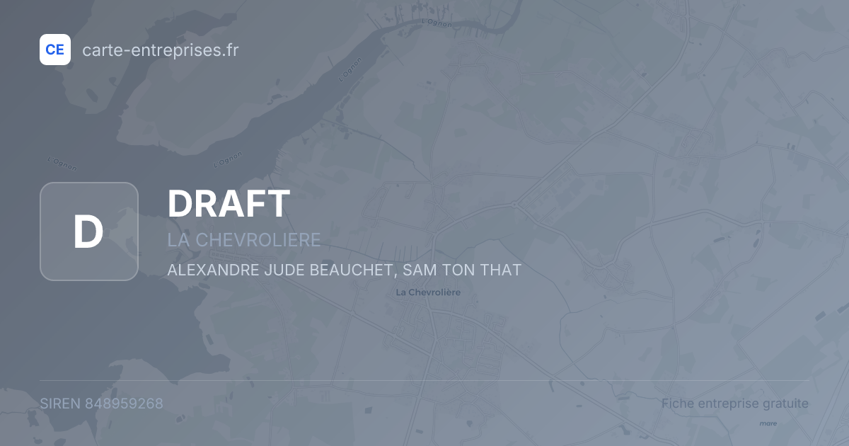 DRAFT — 848959268 — fiche entreprise