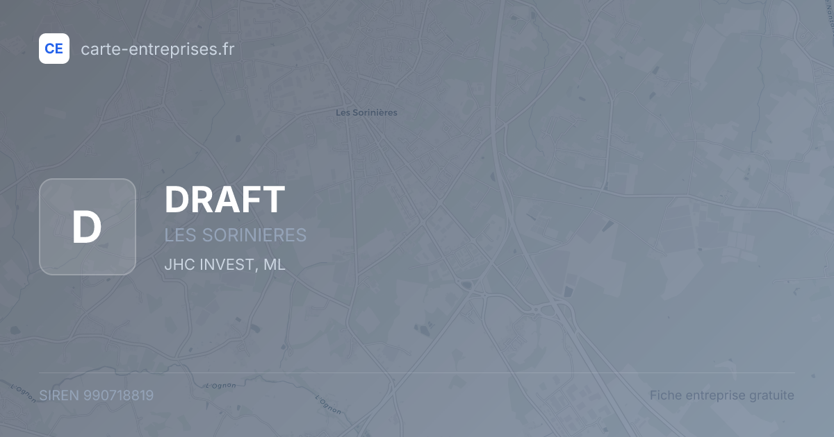 DRAFT — 990718819 — fiche entreprise