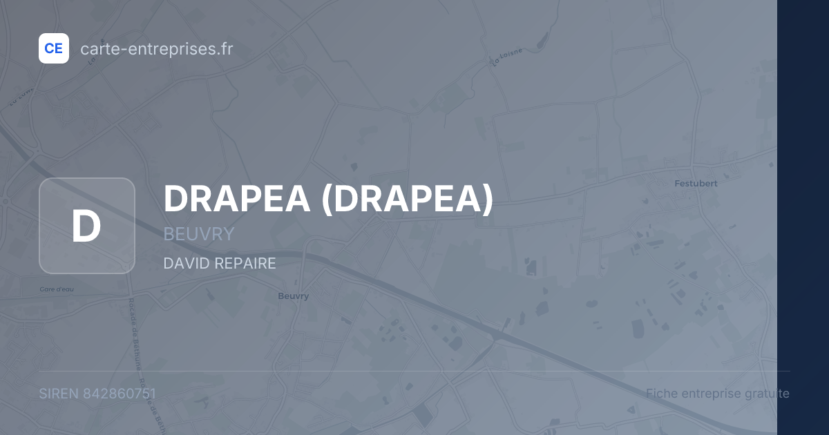 DRAPEA — 842860751 — fiche entreprise