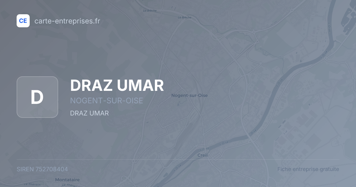 DRAZ UMAR — 752708404 — fiche entreprise