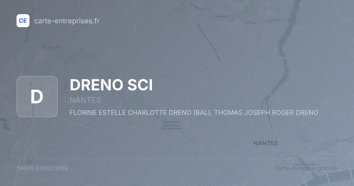DRENO SCI — 839920089 — fiche entreprise