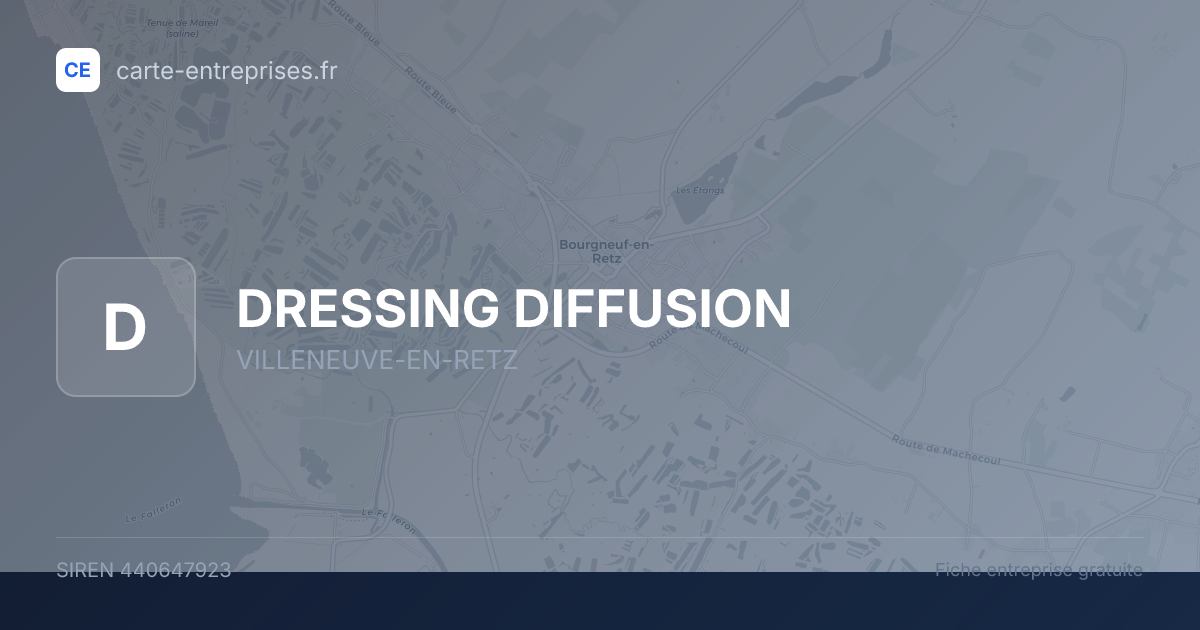 DRESSING DIFFUSION — 440647923 — fiche entreprise