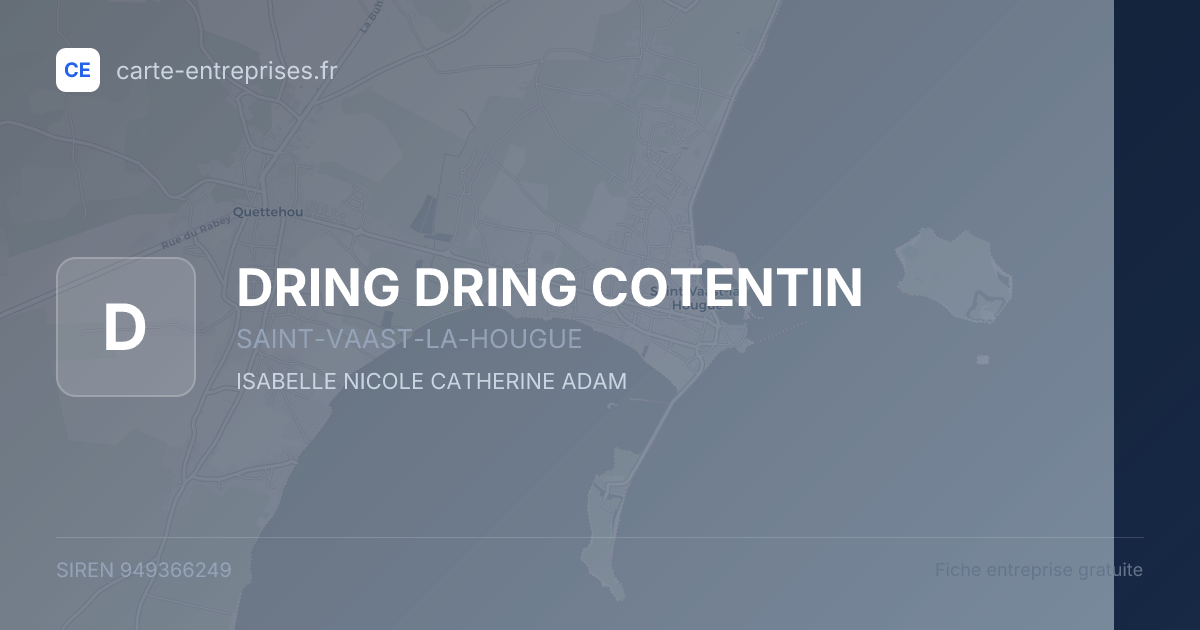 DRING DRING COTENTIN — 949366249 — fiche entreprise