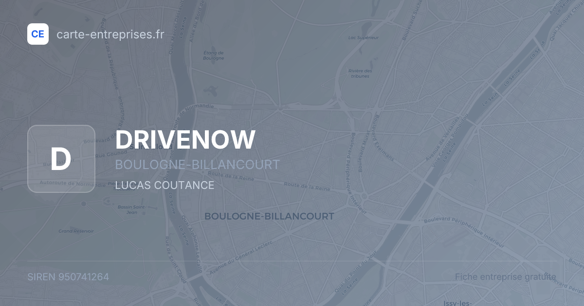 DRIVENOW — 950741264 — fiche entreprise