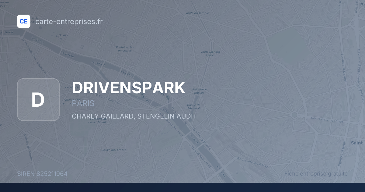 DRIVENSPARK — 825211964 — fiche entreprise