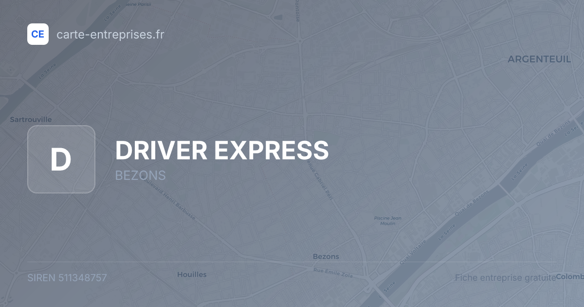DRIVER EXPRESS — 511348757 — fiche entreprise