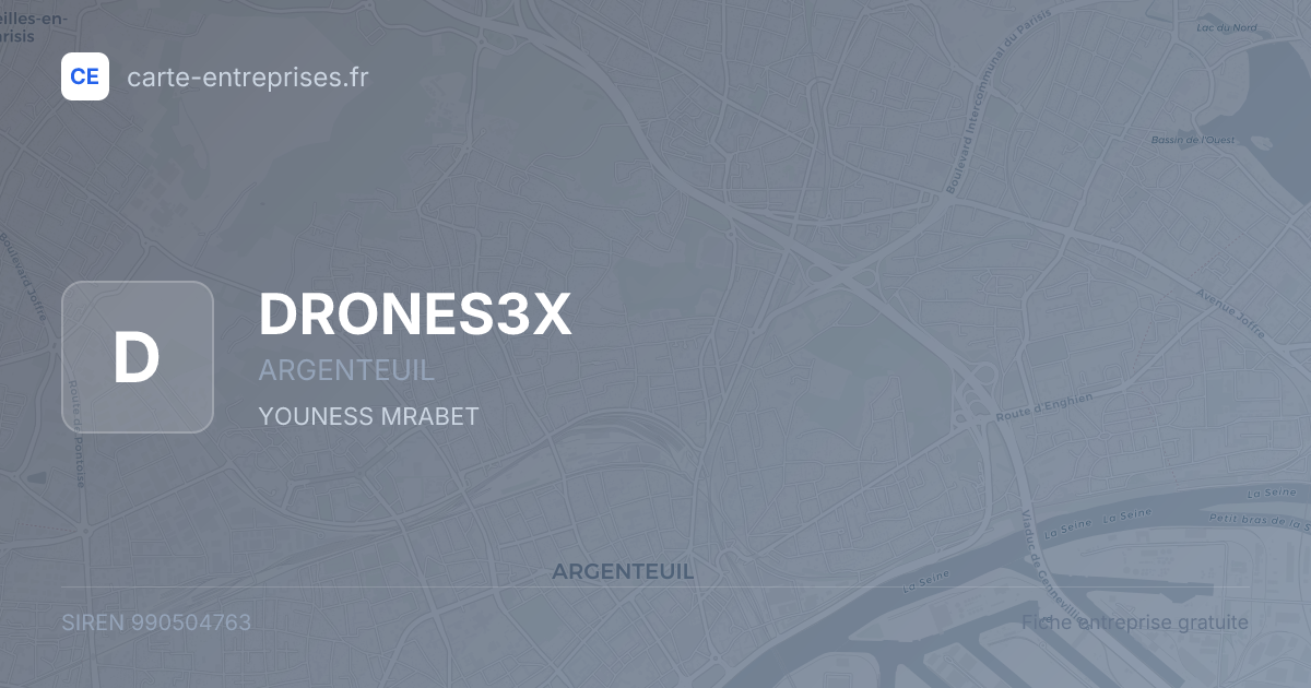DRONES3X — 990504763 — fiche entreprise