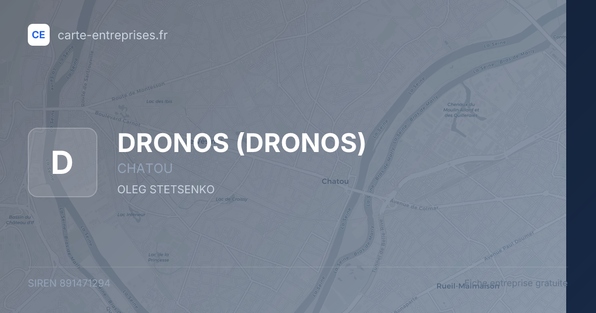 DRONOS — 891471294 — fiche entreprise