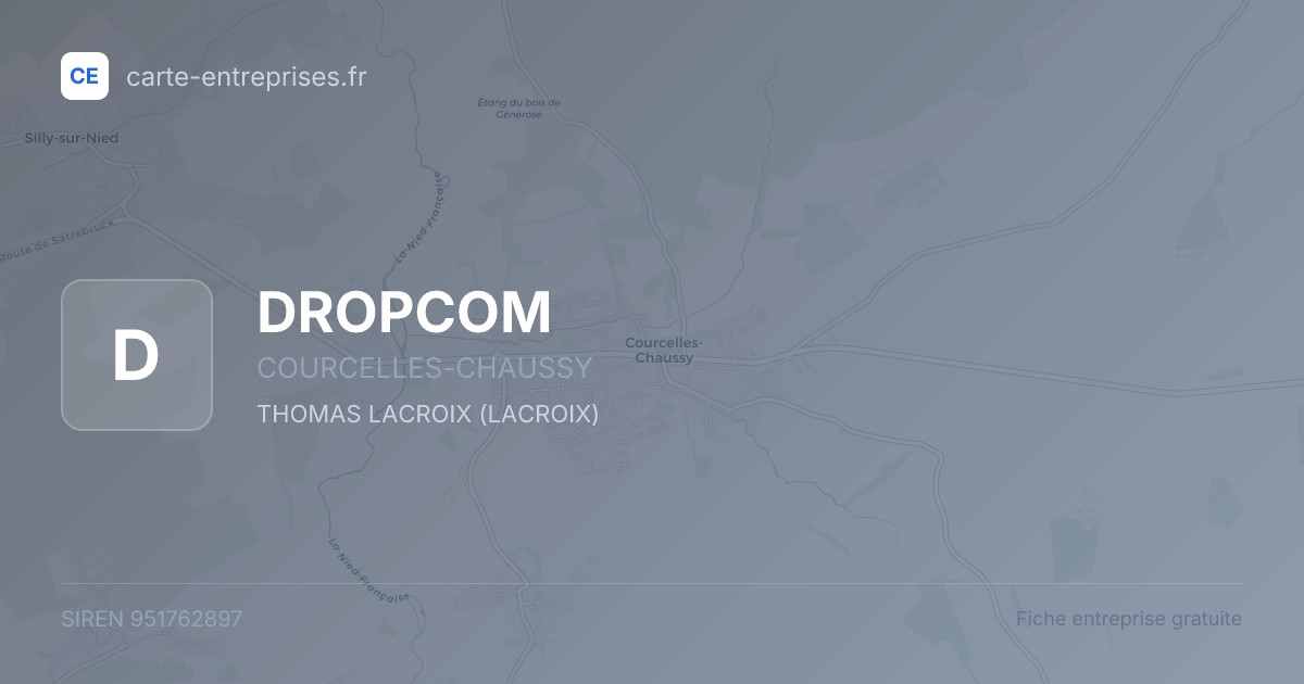 DROPCOM — 951762897 — fiche entreprise