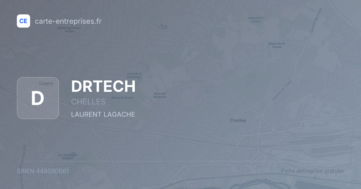 DRTECH — 449050061 — fiche entreprise
