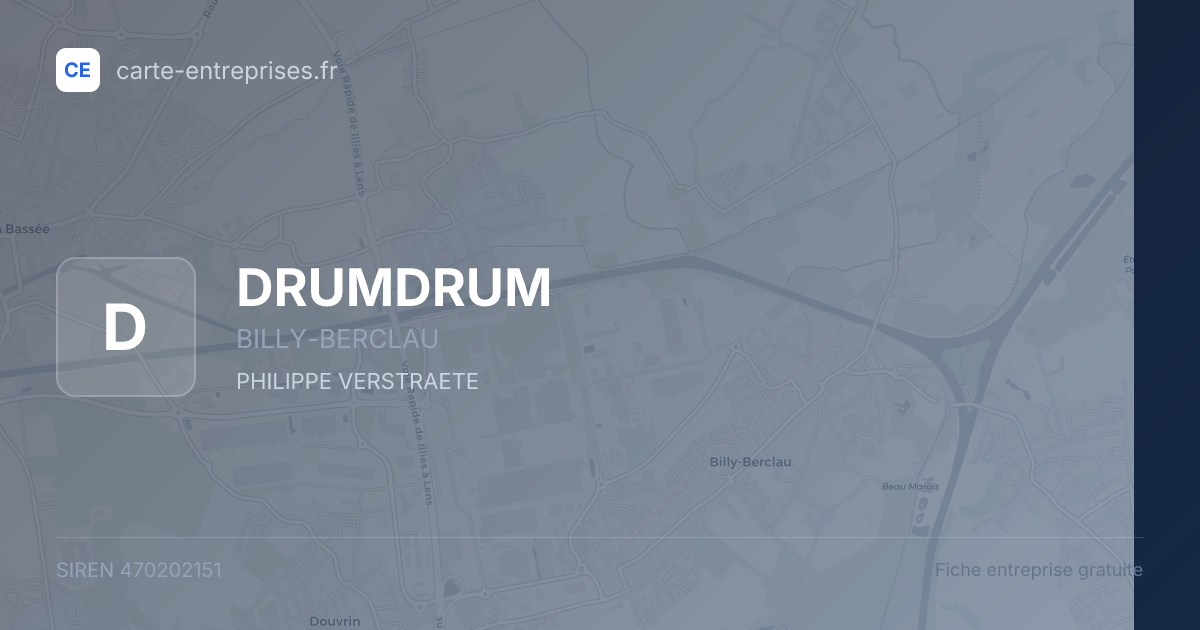 DRUMDRUM — 470202151 — fiche entreprise