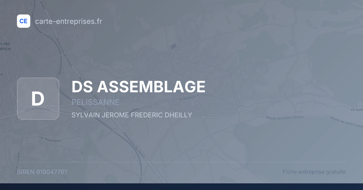 DS ASSEMBLAGE — 919047761 — fiche entreprise
