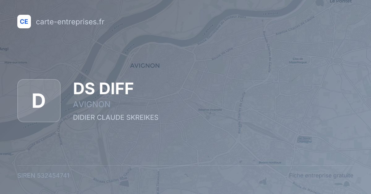 DS DIFF — 532454741 — fiche entreprise