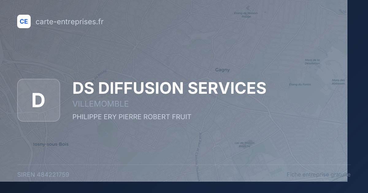 DS  DIFFUSION SERVICES — 484221759 — fiche entreprise
