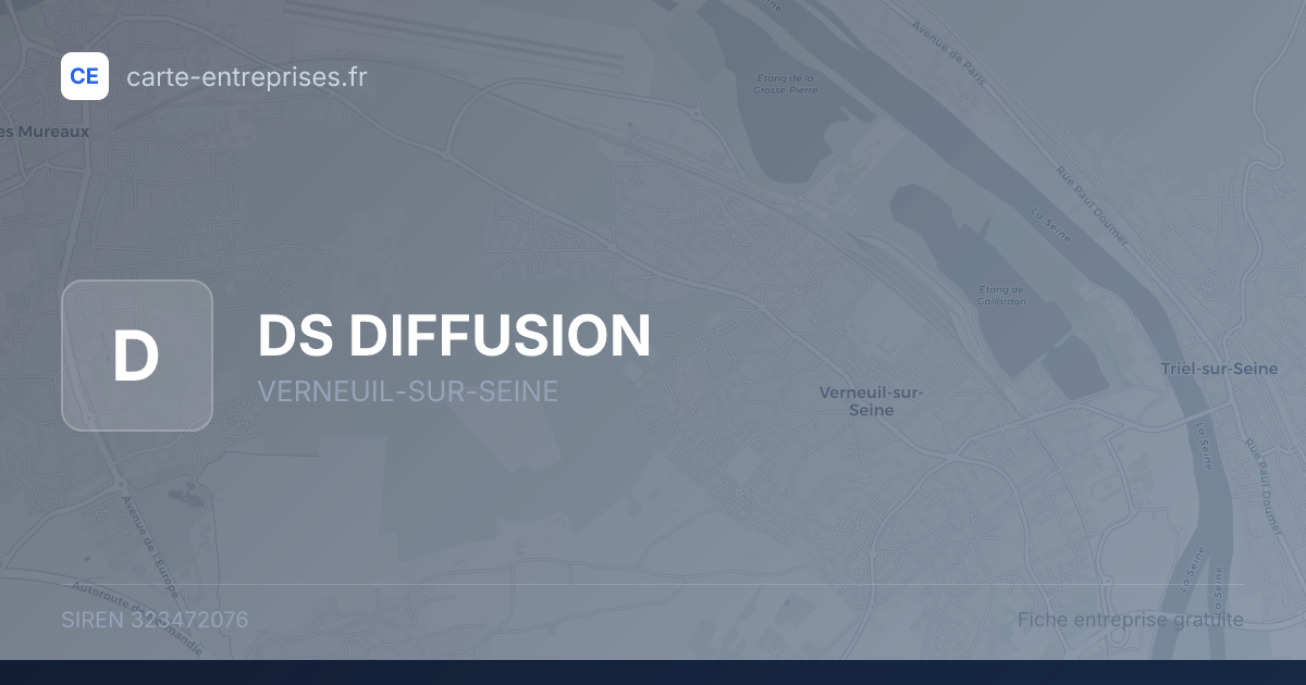 DS DIFFUSION — 323472076 — fiche entreprise
