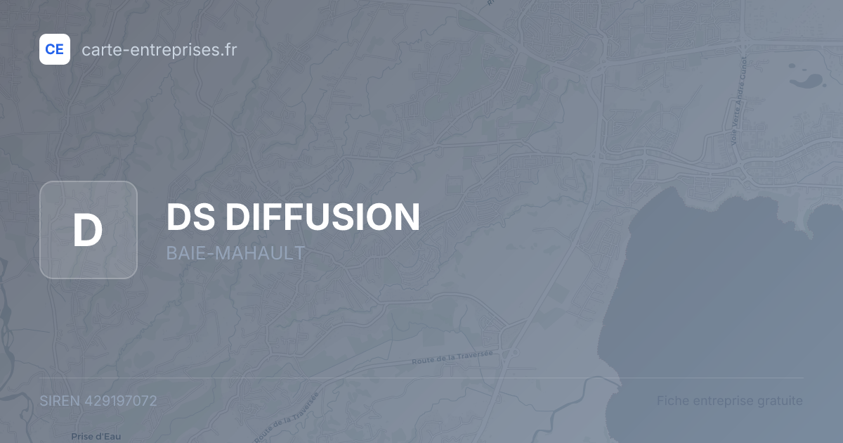 DS DIFFUSION — 429197072 — fiche entreprise