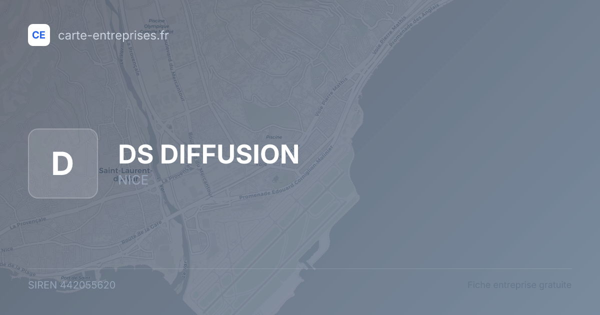 DS DIFFUSION — 442055620 — fiche entreprise