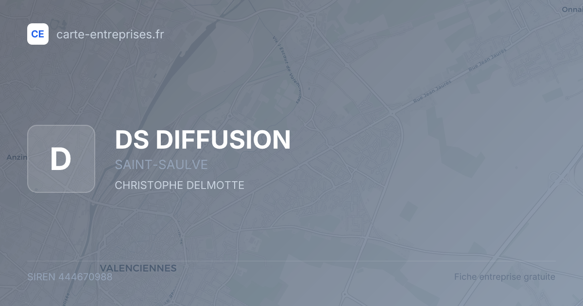DS DIFFUSION — 444670988 — fiche entreprise