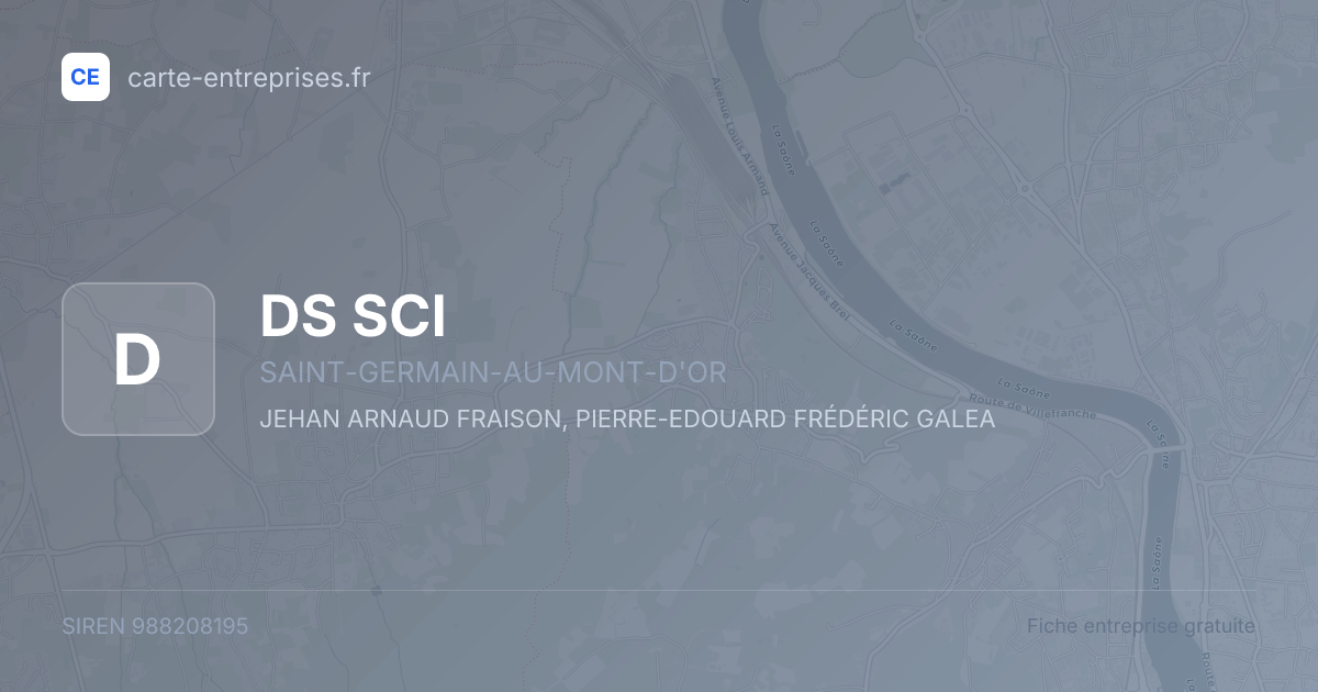 DS SCI — 988208195 — fiche entreprise