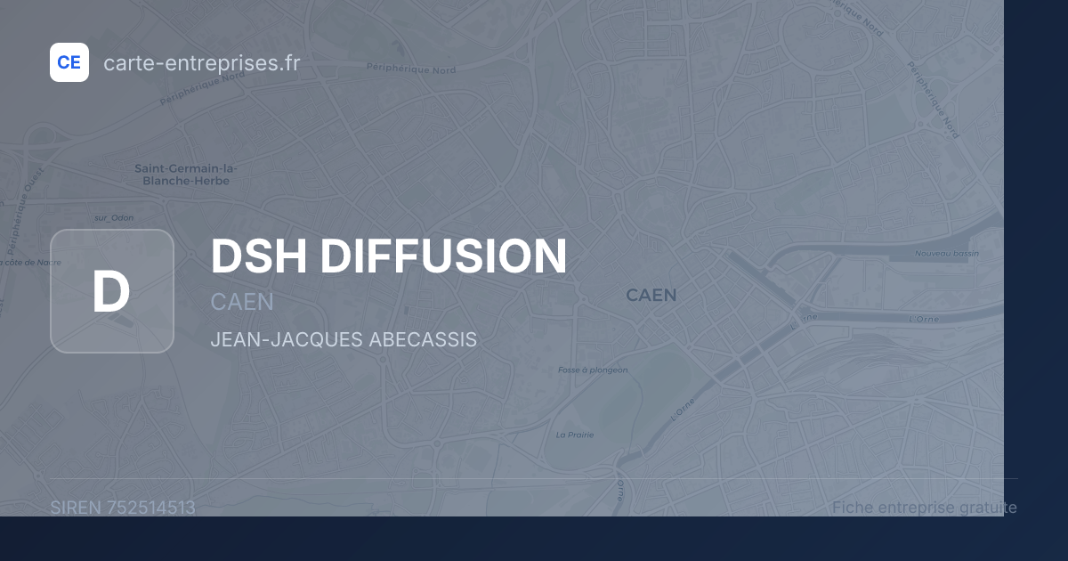 DSH DIFFUSION — 752514513 — fiche entreprise