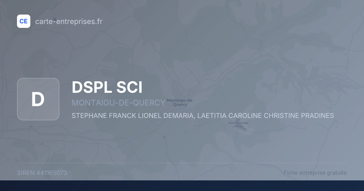 DSPL SCI — 441165073 — fiche entreprise