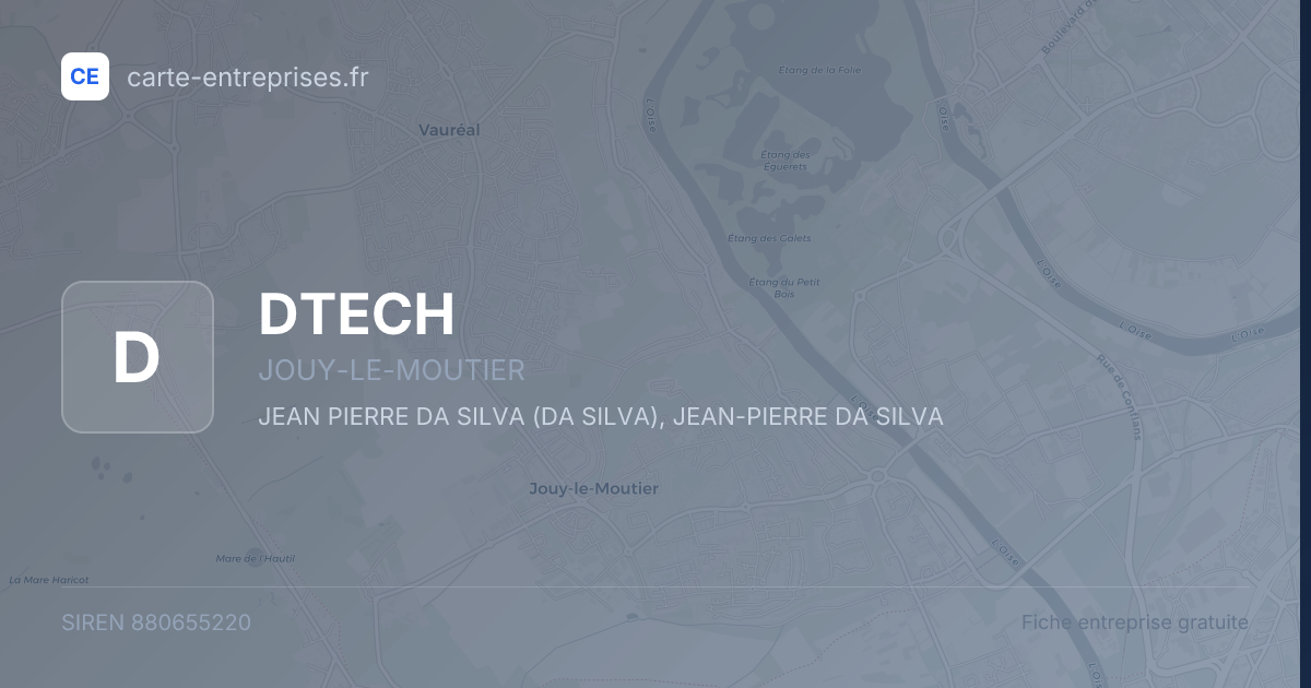 DTECH — 880655220 — fiche entreprise