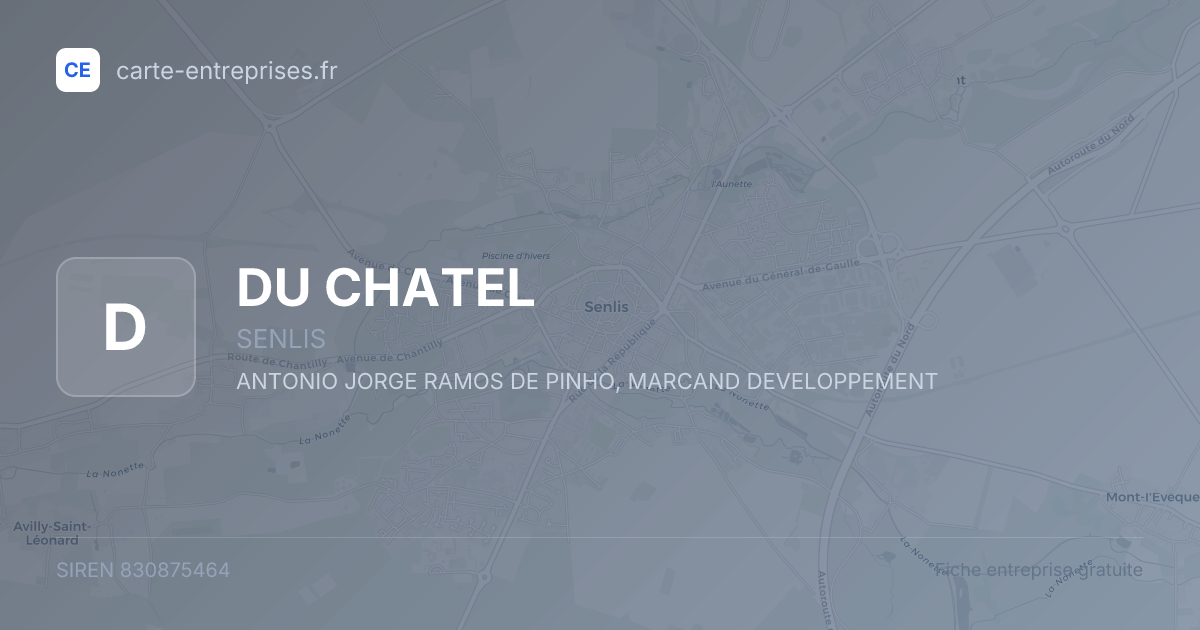 DU CHATEL — 830875464 — fiche entreprise