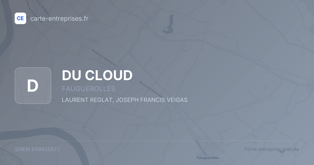 DU CLOUD — 848655577 — fiche entreprise