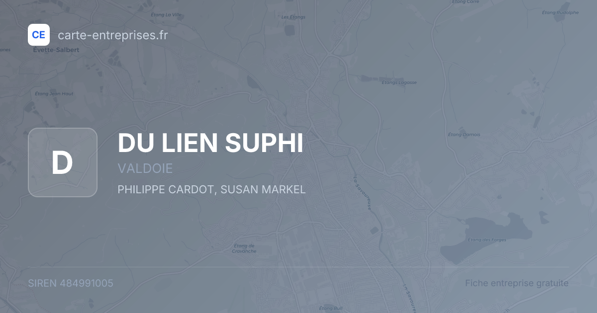 DU LIEN SUPHI — 484991005 — fiche entreprise