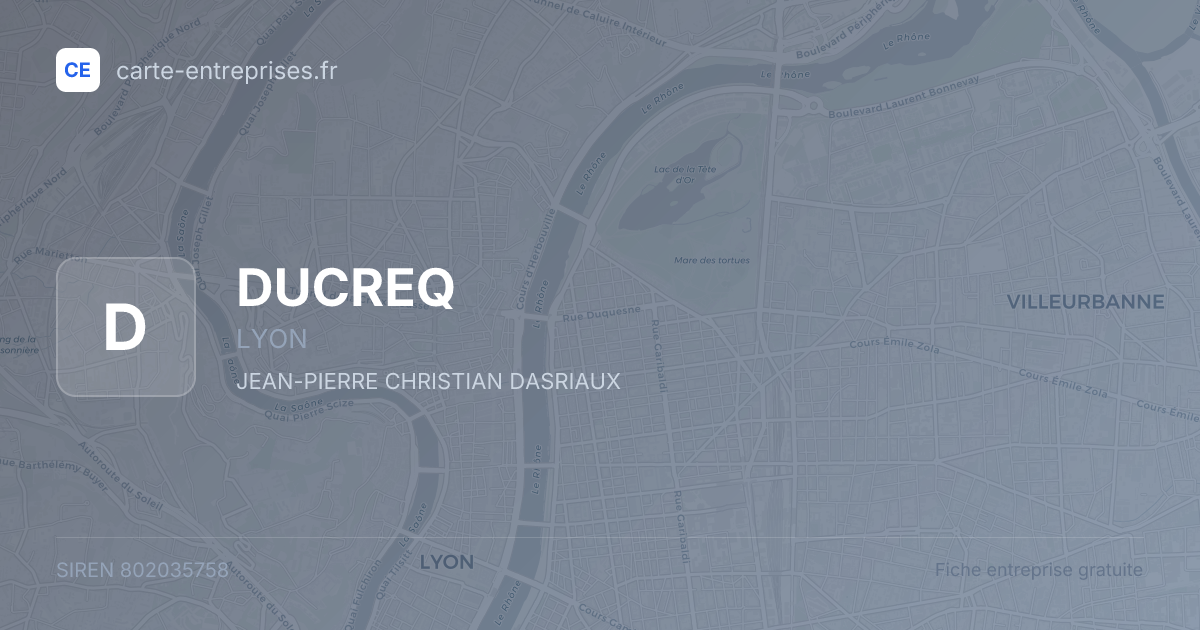 DUCREQ — 802035758 — fiche entreprise