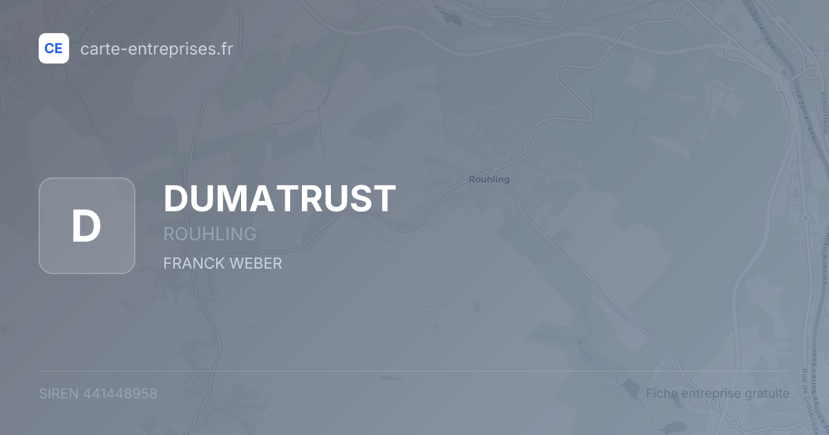 DUMATRUST — 441448958 — fiche entreprise