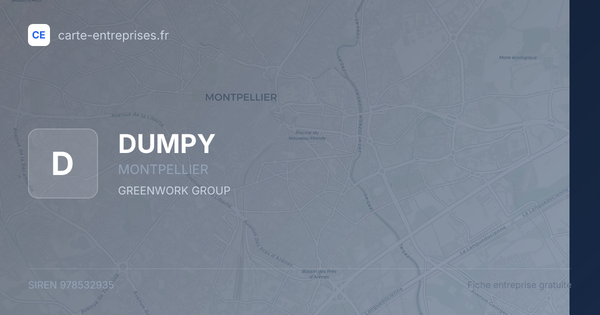 DUMPY — 978532935 — fiche entreprise