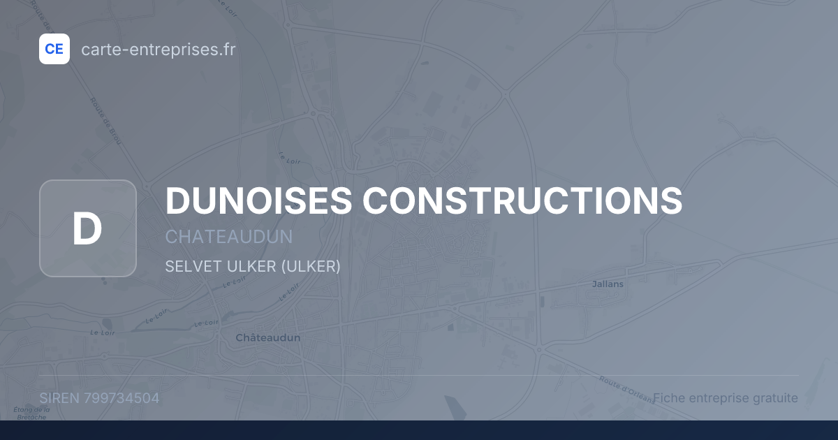 DUNOISES CONSTRUCTIONS — 799734504 — fiche entreprise